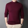 Mężczyzn Swatery MRMT 2023 MARDE Cashmere Sweater Half Turtleeck Mężczyzny Knit Pullover dla męskiej młodości Slim Knitwear Man 230718