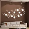 Wall Stickers Honeycomb Geometric Graphics Fashion Technology Sense School Home Office Decoration Art Decal Wallpaper JH12