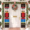 Nutcracker Soldier Banner Christmas Decor For Home Merry Door Xmas Ornament Happy Year 2022 Navidad 211022244E