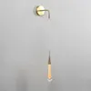 Wall Lamp Nordic Luxury Modern Living Room Light Fixtures LED Droplet Shape Crystal Decorative Lighting Art Deco Flesh