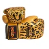 Protective Gear Protective Gear Boxing Gloves Muay Thai Boxing Gloves Leopard Print Adult Professional Training Sanda Punching Sandbag Gloves Hkd230718