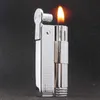 6700 Classic Retro Stainless Steel Kerosene Lighter Portable Open Lid Ignition Wheel Cigar Lighters Windproof Man Small Gift F7HN