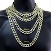 Choker Ontwerper Hart Goud Sierketting Herenmode-sieraden Hip Hop Miami Cubaanse schakelketting Voor Heren Dames Ketting Anti-aanslag Vergulde Geschenken