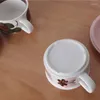 Kopjes Schotels 250ml Retro Handgeschilderde Koffiemok Keramische Cup Met Franse Afternoon Tea Home Cafe Office Drinkware Geschenken