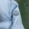 Giacche imbottite da uomo Inverno Cashmere blu T Badge Decoded Piumino con cappuccio Abbigliamento multistagionale Moda Casual Cappotto caldo antivento