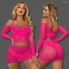 Robes décontractées Sexy Lingerie Ensemble Sex Body Femmes Érotique Mini Robe Sous-Vêtements Babydoll Porno Ouvert Entrejambe Dentelle Jupe Vêtements De Nuit Party Club