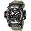 Zegarek Smael 2023 Taktyczny ston męski zegarek wojskowy Watch Luminous Waterproof Outdoor Electronic