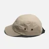ボールキャップサマークイックドライ5フラップ野球カスタムロゴ男性と女性のための薄い通気性レトロショートブリミングキャンプ帽子