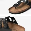 Slippers Cork Slippers Men Beach Flip Flops for Man Summer Soft Cork Men's Flip-flops Rubber Mule Clogs Slide Male Casual Shoes for Men L230718