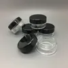 5Gram Empty Clear Plastic Cosmetic Containers Sample Packing Portable Travel Bottle Pot Jars for Cream Lotion 5ML Cudif