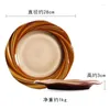 Platen Servies Keramische Diner Bord Set Schotel 8/10 Inch Porselein Leuke Dessert Servies Strohoed Kom Salade Westerse Plat