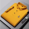 2024 Marque haut de gamme Paul T-shirt à manches courtes Hommes Bee Polo 100% coton Revers Business Coréen Été Broderie Vêtements pour hommes