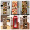 Wall Stickers Food Refrigerator Vinyl Fridge Wallpaper Whole Door Cover Kitchen SelfAdhesive Freezer Film Poster Mural Decals 230717