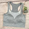 Strój jogi Summer Women Mesh Patchwork Sports Bra Tank