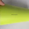 Lichtgroen Fluorescerend Geel Mat Vinyl Film Voor Auto Wrap met Luchtbel Voertuig Grafische wrap 1 52x30m Rol 246h