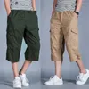 Shorts pour hommes été grand ample décontracté avec poches 7 Minutes marque haute qualité coton mâle taille M L XL 2XL 3XL