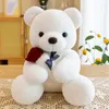 Plush Dolls Walentynki Teddy Bear Doll Pluszowa Zabawna spowiedź Rose Flower Hug Panda Doll dla dziewczyny na całym świecie Walentynki Prezent 230718