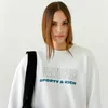 منسقات Sweatshirts Hoodies Women Groud تجعلك صحية وأسلوب غني بالأسلوب البيضاء من النوع الثقيل الألب