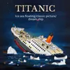 Blocos 2882PCS City World Famous Movie Mini Titanic Ship Model Building Blocks Figures Montar Barco Tijolos Brinquedos para Crianças Presentes R230718