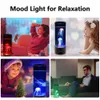 Annan heminredning manetlampa LED -nattljus fjärrkontroll färg förändrade dekorationslampor akvarium födelsedagspresent för barn USB laddning 230717