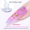 Nail Gel 12 Bottle Watercolor Ink Nail Polish Blooming Flowers Gradient Marble Painting Salon Smoke Effect Nail Art Gel Varnishes NT895 230717