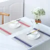 Esteiras de mesa para cozinha jogo americano têxtil almofada de jantar tapete para xícara de café 30 45 cm para decoração de casa