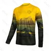 Fietsen Shirts Tops Losse Rider Heren Lange Mouwen Mtb Shirt BMX Downhill Camiseta Motocross Mx Enduro Ademende Kleding 230717