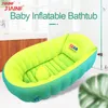 Bathing Tubs Seats Baby Bath Tub 03 Years Old Inflatable Bathtubs Folding Bathtub Flower Accessories Goods for the born Set 230718