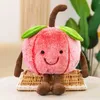 Coussins en peluche 35 cm mignon doux en peluche fruits pastèque cerise en peluche dessin animé coussin enfants décor à la maison cadeau d'anniversaire R230718