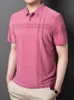 Polos Masculinos Marca GAAJ Camisa Polo Masculina Negócios Listrado Tshirt Tops Camiseta Casual Fit Regular Tee Social Poloshirt Moda Masculina Roupas Elegantes 230718