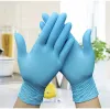 Guantes desechables 100 unids/caja guantes de látex fábrica salón hogar jardín guantes universales para mano izquierda y derecha salida de fábrica