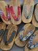 Slippers Japanese Wooden Clogs Men's Slipper Sandals Cospaly Costumes Summer Couples Slippers Wooden Thick Bottom Flip Flops Garden Shoes L230718