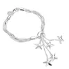 Ensembles de bijoux pour femmes classiques en argent Sterling 925 5 pièces collier d'étoiles de mer Bracelet Costume de mode ensemble colliers Bracelets213o