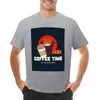 Polo da uomo Kawaii Red Panda Coffee Time Cute and Cuddly RedPanda Art T-Shirt Maglietta grafica da uomo