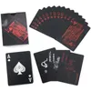 Outdoor Games Activities Black Gold Playing Card Poker Game Deck blue Silver Poker Suit Plastic Magic Waterproof Deck Of Card Magic Water Gift Collection 230717