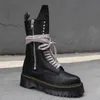 2023ss X Goodyear Thick Sole High Top High Street Boots Exclusive Customized Frist Yard Leather Punk Botas