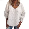 Suéter feminino suéter com decote em V cor sólida pulôver para mulheres Sueters De Mujer Blusa De Frio Feminina Suteres Cashmere Jumper L230718