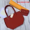 Sac de designer de qualité 3A Sac fourre-tout à bandoulière Toile luxueuse Sacs en cuir véritable PM Cross Body Sac à main Femme Totes Sacs à main Crossbody Shopping 2pcs Portefeuille Sacs à main