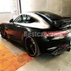 Silk Satin Black Vinyl wrap FOR Whole Car Wrap with air Bubble vehicle wrap covering film With Low tack glue 3M quality 1 52x257u