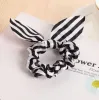 Rabbit Ears Hairband Elastic Bands Polka Dot Ponytail Holders Fashion Women Girls Rubber Bands Scrunchie Accessories 16 Color 4922