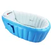 Baignoires de bain Sièges Style Baignoire portable gonflable Enfants fond de baignoire Gagnant du coussin garder au chaud pliant Avec pompe à air Utilisation de la salle de bain pour bébé 230718