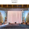 6M X3M White Pleated Decoration Wedding Photography Backdrop Curtain For Celebration Stage Party Decor