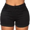 Shorts pour femmes été blanc Denim 2023 femmes mode Double bouton taille haute noir Jean femme Sexy maigre butin pantalon court 230718