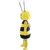 Halloween Maya l'abeille mascotte Costume de haute qualité dessin animé jaune Maya abeille Anime personnage thème carnaval de Noël Fantaisie Costumes307o