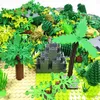 Blocks Compatible City Hill Plant Building Blocks Mountain Stone Part Jungle Bush Leaf Classic Bricks DIY Kids Toy R230718