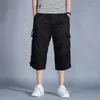 Shorts pour hommes été grand ample décontracté avec poches 7 Minutes marque haute qualité coton mâle taille M L XL 2XL 3XL