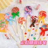 24Pc/Lot Candy Lollipop Ball Point Pen / Student Prizes /Creative Stationery/Children Gift/Wholesale