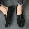 Dress Shoes Casual Men Luxury Brand Slip on Formal Loafers Moccasins Italian Black Male Driving Flat Breathable 230717