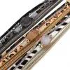 Charm Bracelets Amorcome Boho Druzy Resin Stone For Women Girls Leopard Print Animal Fur Wrap Leather Bracelet Jewelry Gifts