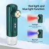 Cleaning Tools Accessories Mini Water Airbrush Portable Hydration Instrument Red Blue Light Humidifier Nano Spray High Pressure 230717